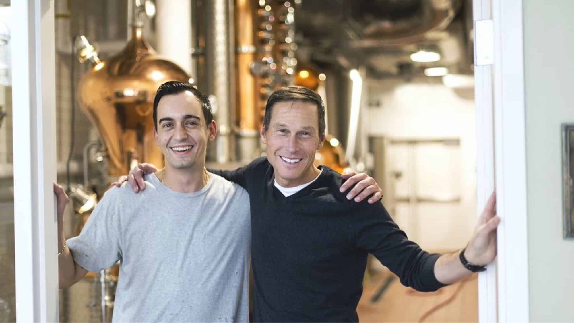 Head Distiller Mikael Taib alongside owner Erik Liedholm