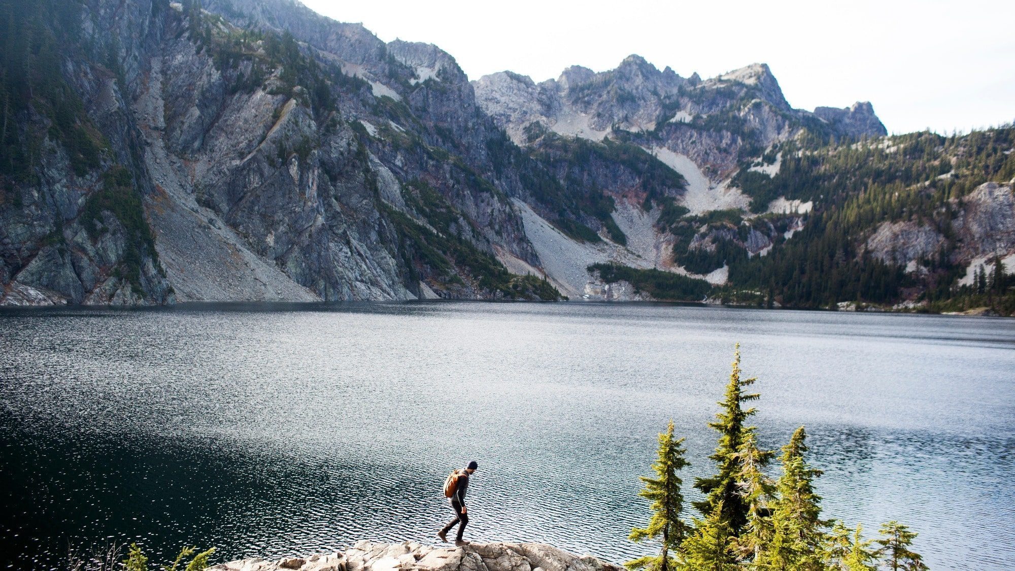 Snow Lake in King County was voted the best place for a hike.