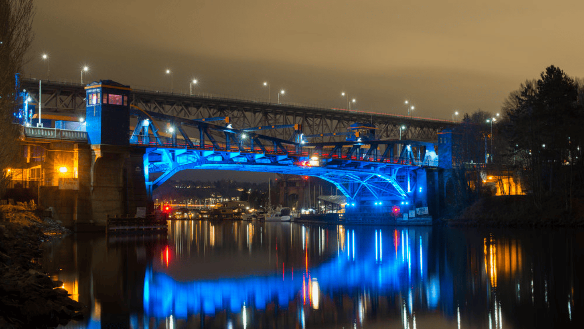 ERL projects include a lighting installation on the Fremont Bridge